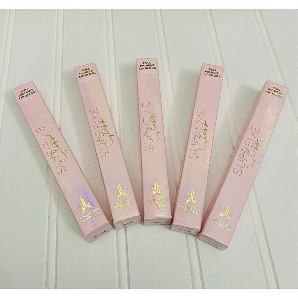 Jeffree Star Cosmetics Set of 5 Supreme Gloss Lipgloss